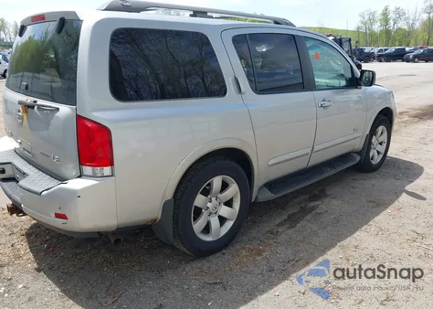 2008 Nissan Armada Le z USA, uszkodzony, nr VIN 5N1BA08C18N621889